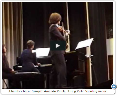 Chamber Music Sample: Amanda Virelle- Grieg Violin Sonata g minor